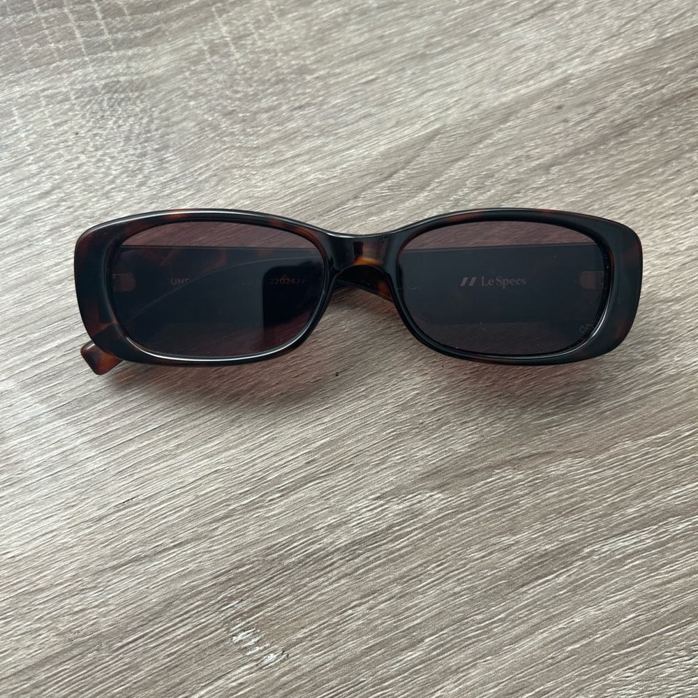 Le Specs Brown Rectangular Sunglasses